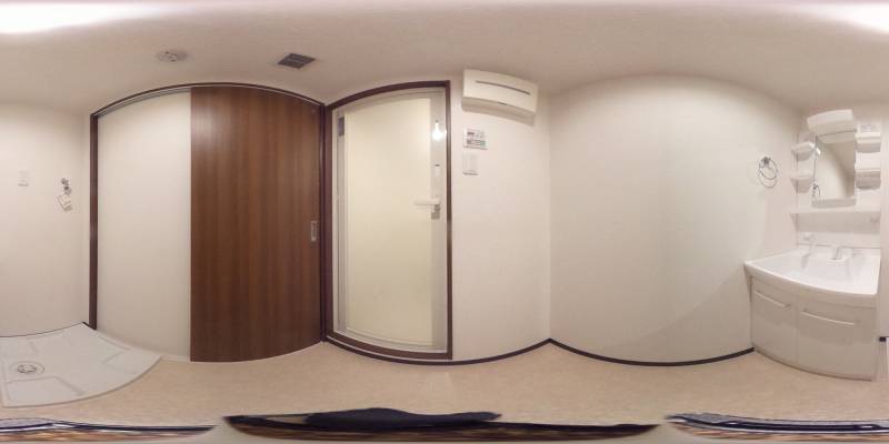 パノラマ画像洗面所