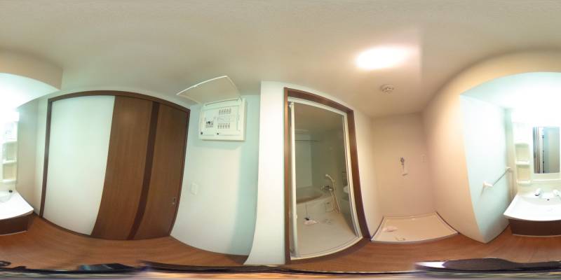 パノラマ画像洗面所