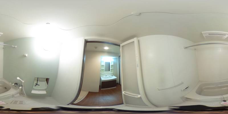 パノラマ画像バスルーム