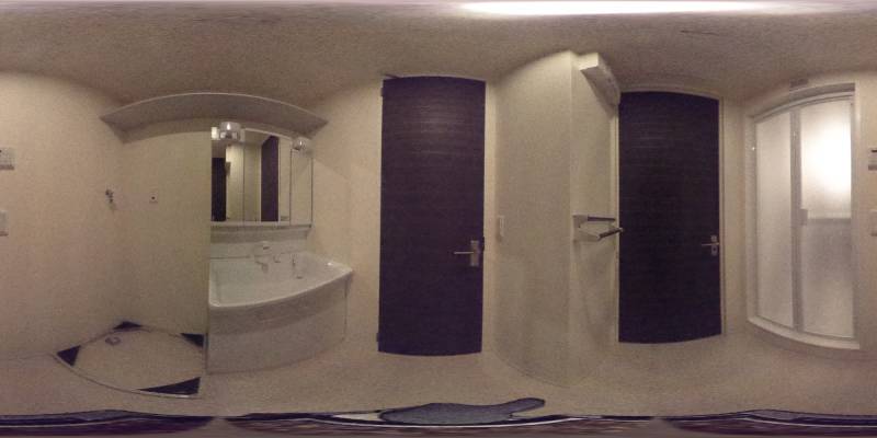 パノラマ画像洗面所