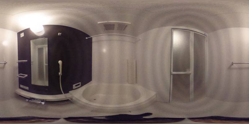 パノラマ画像バスルーム