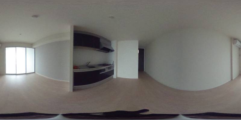 パノラマ画像キッチン