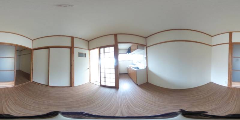 パノラマ画像リビング