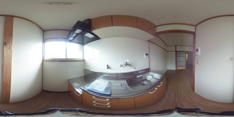 パノラマ画像キッチン