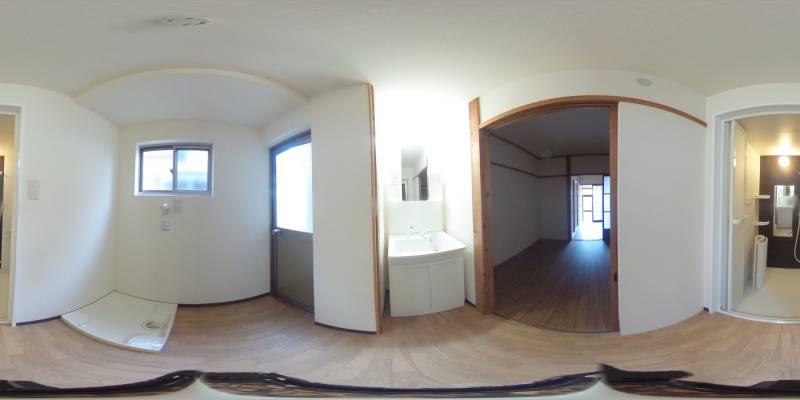 パノラマ画像洗面所