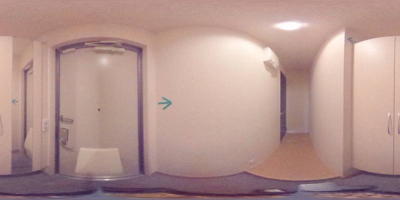 パノラマ画像玄関