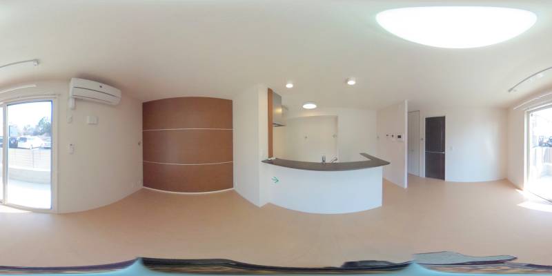 パノラマ画像リビング