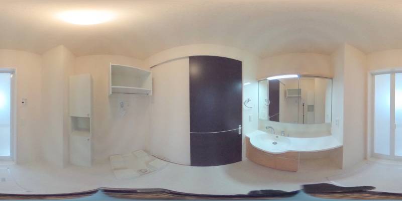 パノラマ画像洗面所