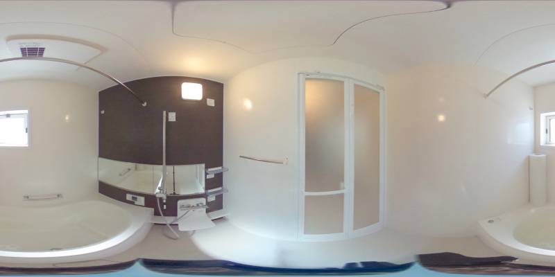 パノラマ画像バスルーム