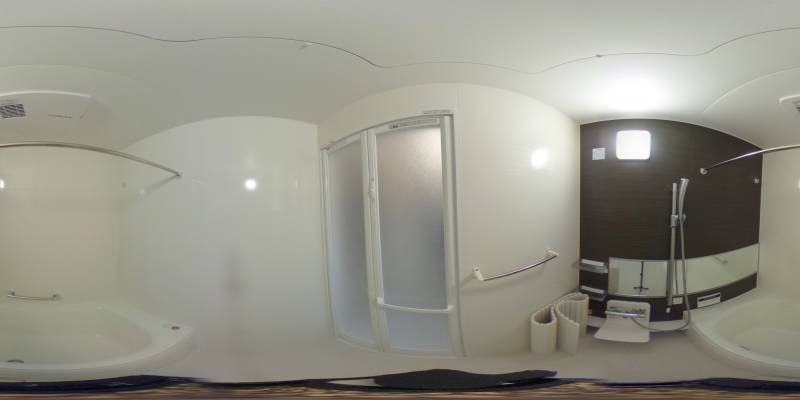 パノラマ画像バスルーム