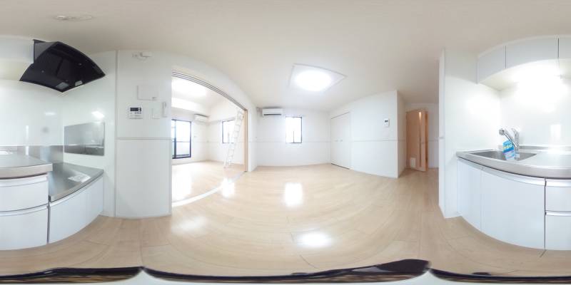 パノラマ画像キッチン
