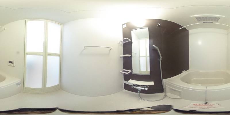 パノラマ画像バスルーム