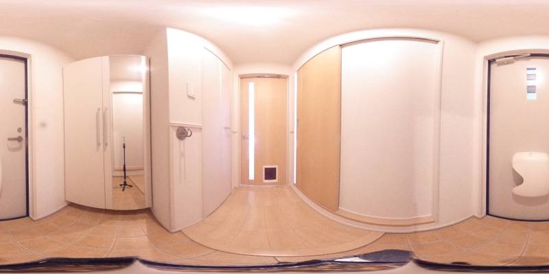 パノラマ画像玄関