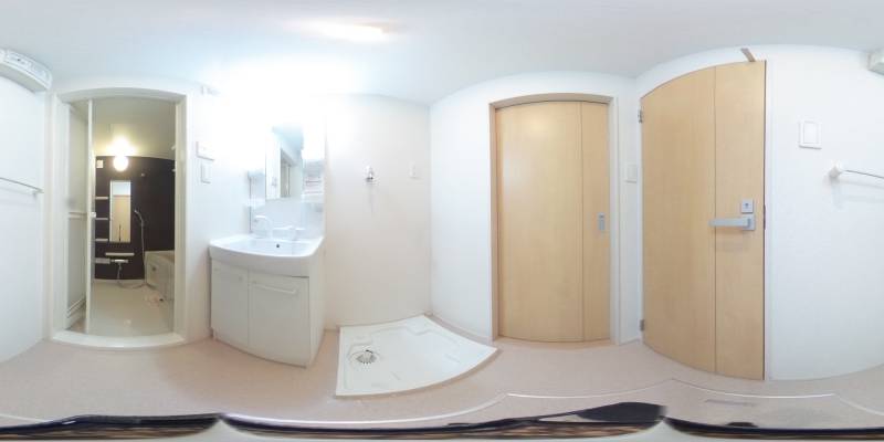 パノラマ画像洗面所