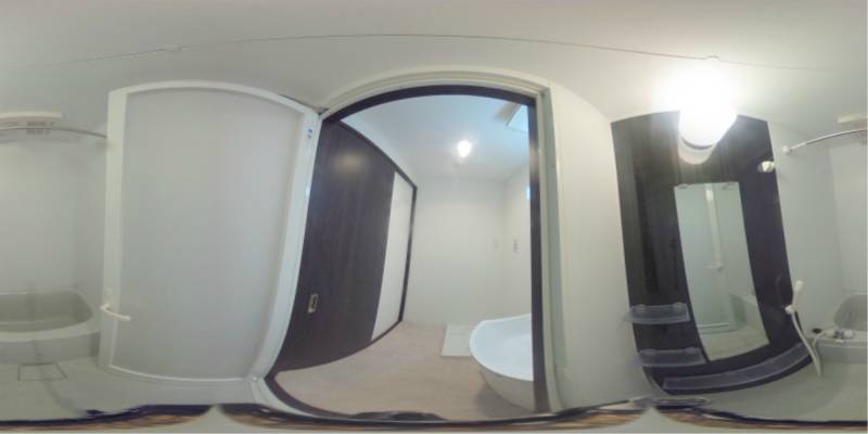 パノラマ画像バスルーム