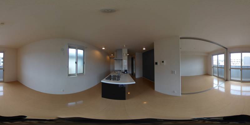 パノラマ画像リビング