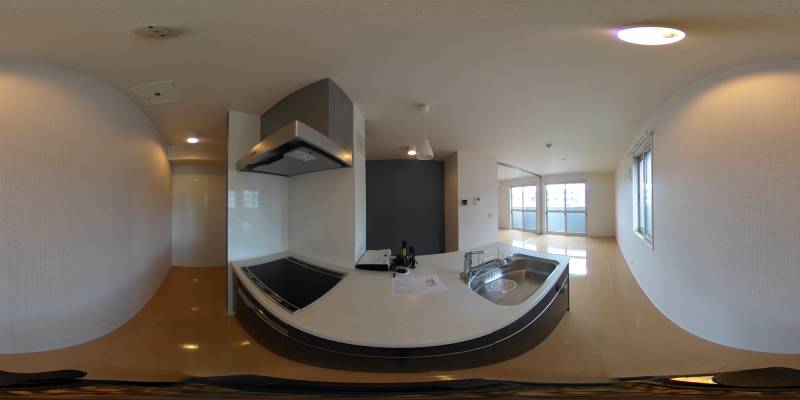 パノラマ画像キッチン