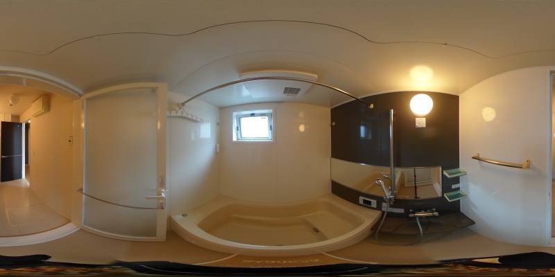 パノラマ画像バスルーム