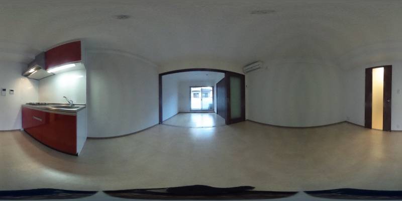 パノラマ画像キッチン