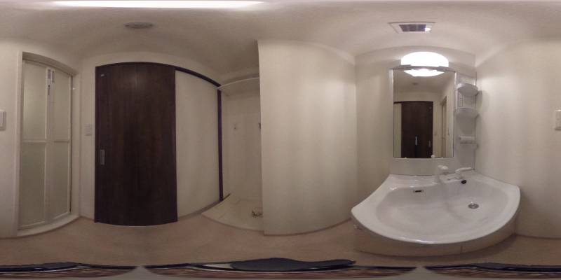 パノラマ画像洗面所