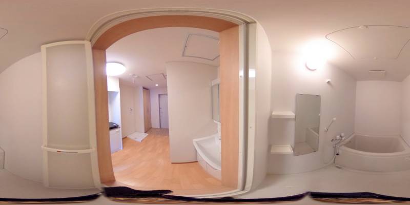 パノラマ画像バスルーム