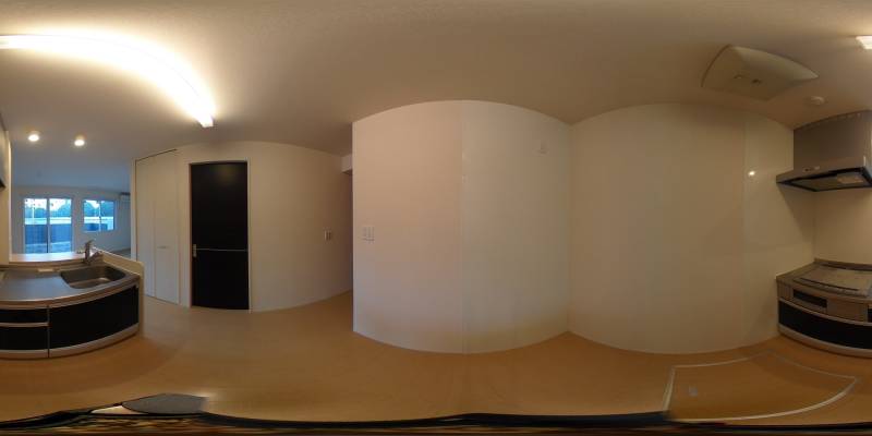 パノラマ画像キッチン