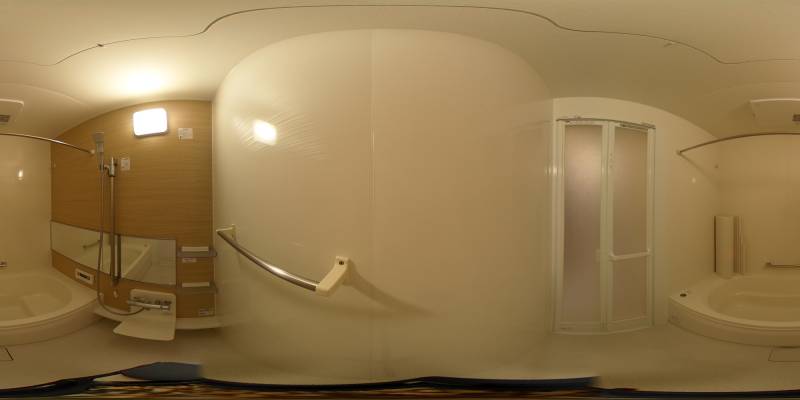 パノラマ画像バスルーム