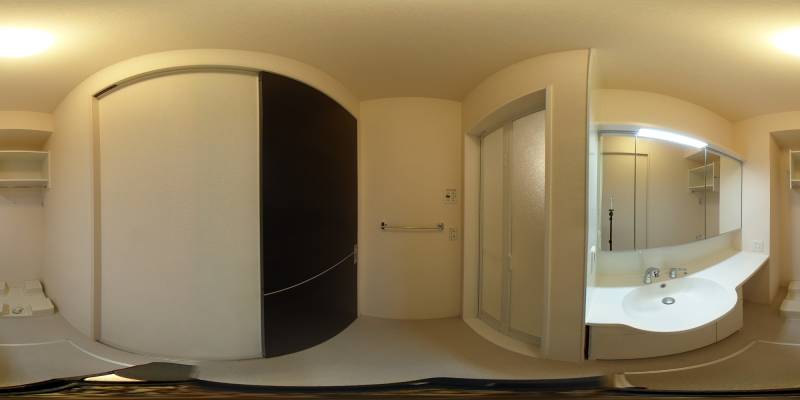 パノラマ画像洗面所