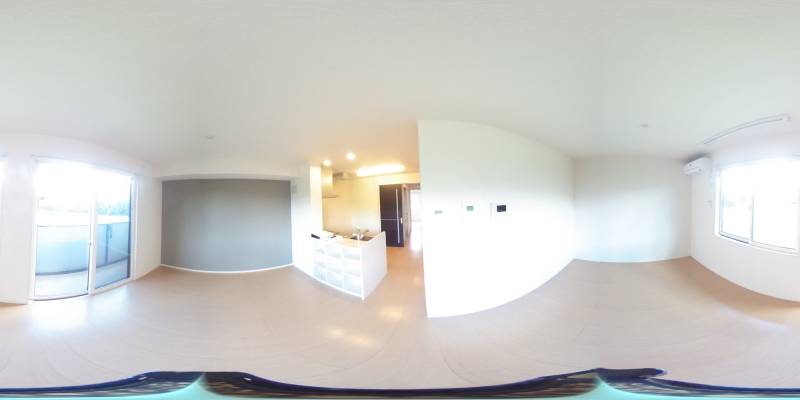 パノラマ画像リビング