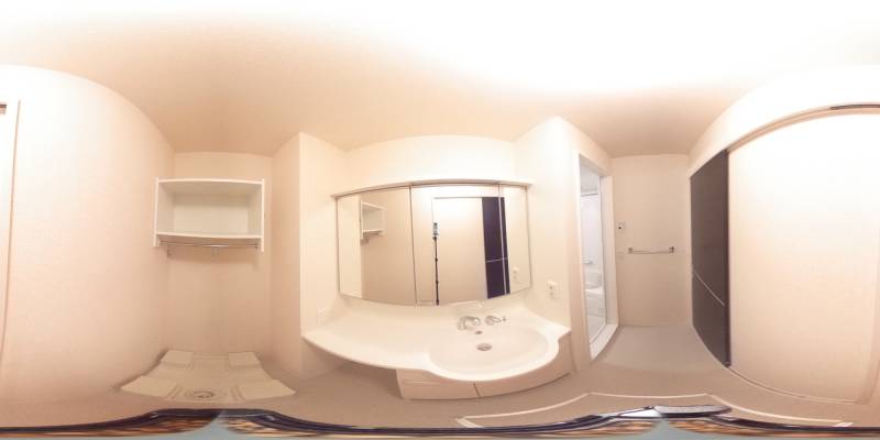 パノラマ画像洗面所