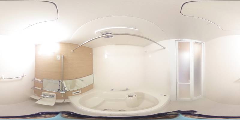 パノラマ画像バスルーム