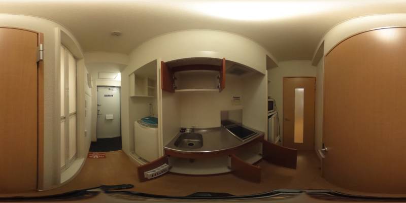 パノラマ画像キッチン