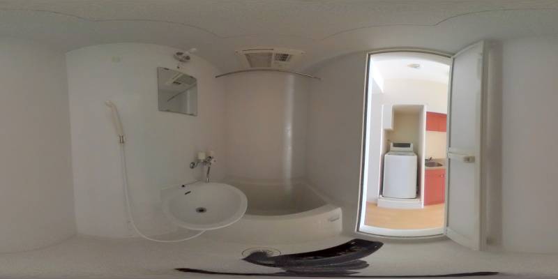 パノラマ画像バスルーム