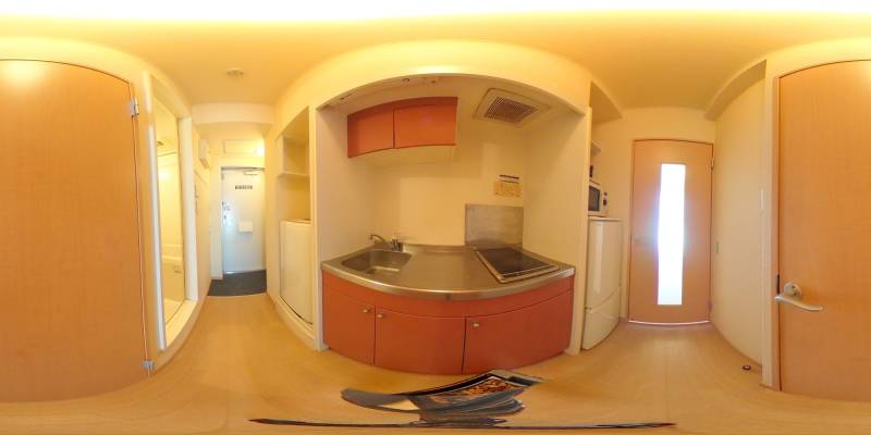 パノラマ画像キッチン