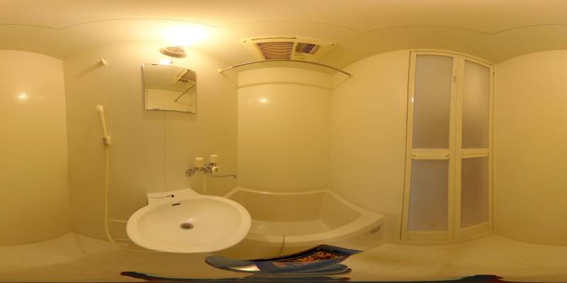 パノラマ画像バスルーム