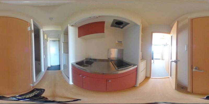 パノラマ画像キッチン