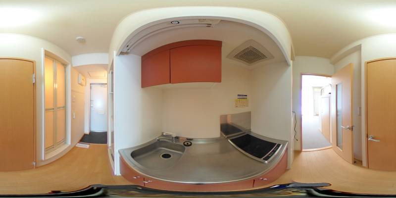 パノラマ画像キッチン