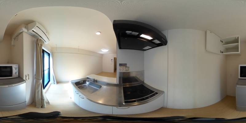 パノラマ画像キッチン