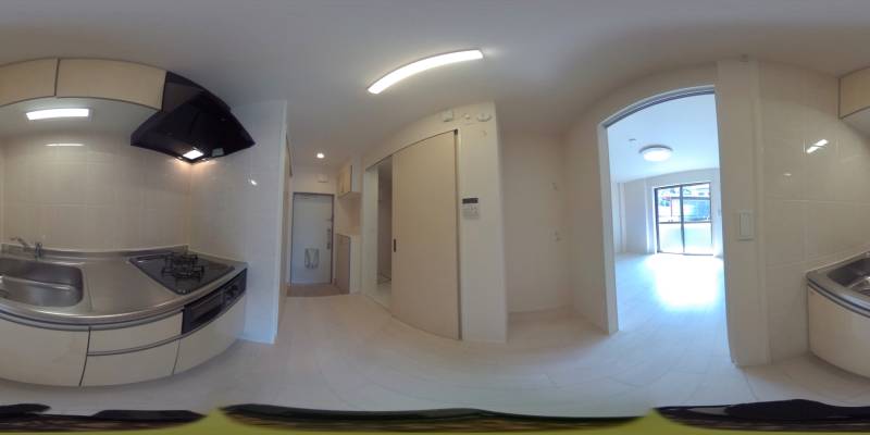 パノラマ画像キッチン