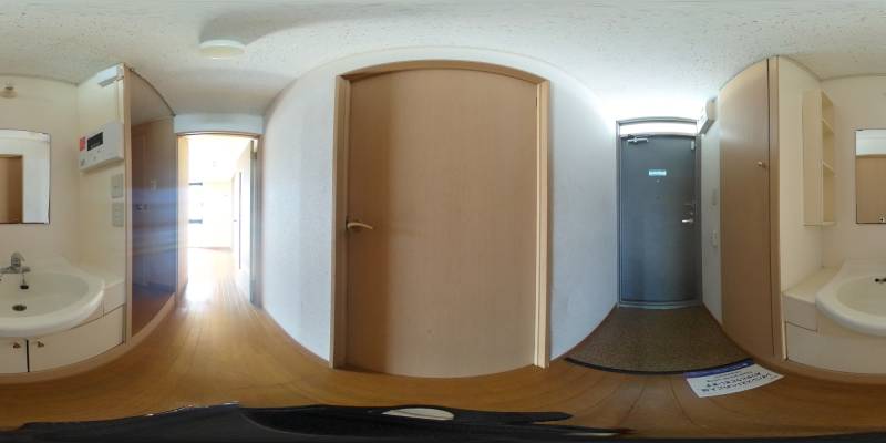 パノラマ画像洗面所