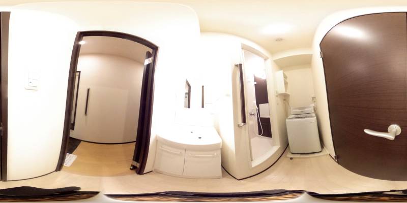 パノラマ画像洗面所