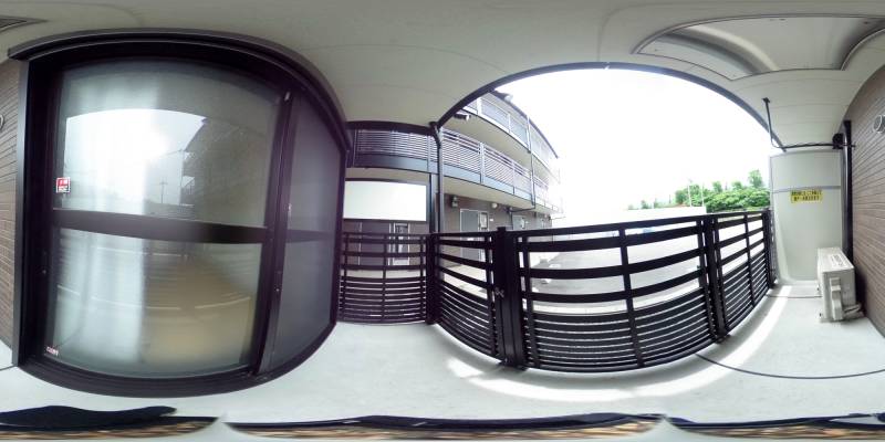 パノラマ画像バルコニー