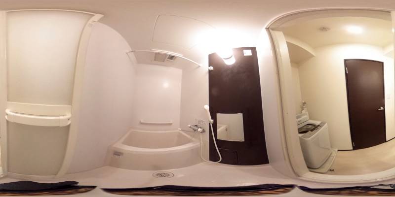 パノラマ画像バスルーム