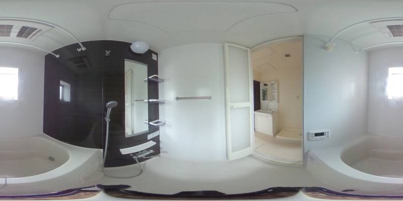 パノラマ画像バスルーム