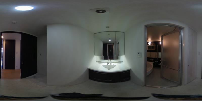 パノラマ画像洗面所