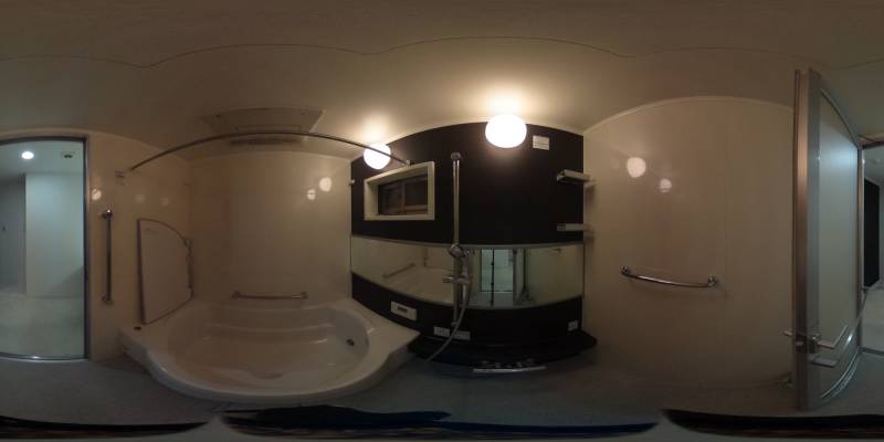 パノラマ画像バスルーム