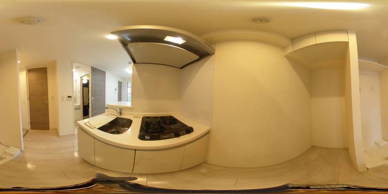 パノラマ画像キッチン