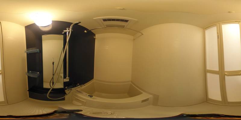 パノラマ画像バスルーム