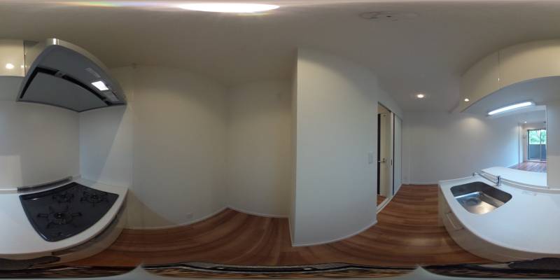 パノラマ画像キッチン