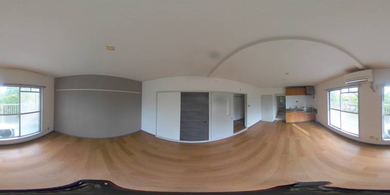 パノラマ画像リビング